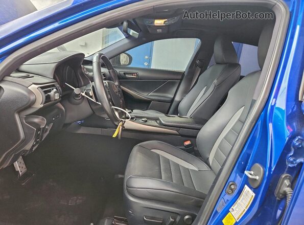 JTHGA1D20L5102174 2020 LEXUS IS Blue Front interior view
