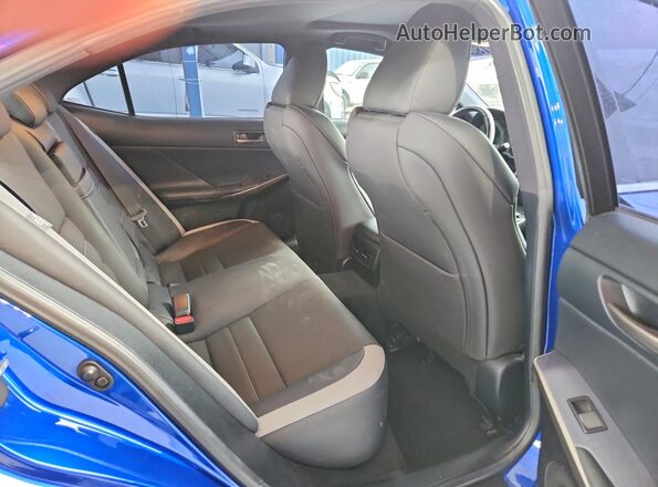 JTHGA1D20L5102174 2020 LEXUS IS Blue Rear seats view