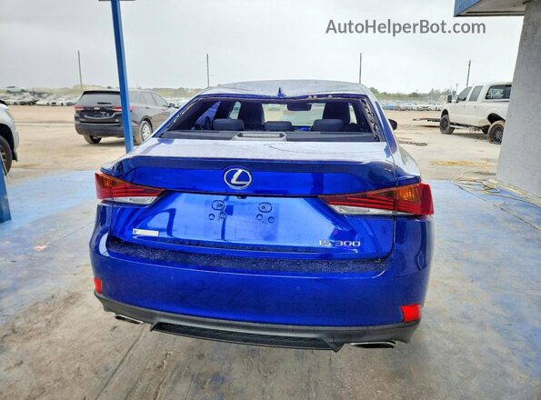 JTHGA1D20L5102174 2020 LEXUS IS Blue Rear view