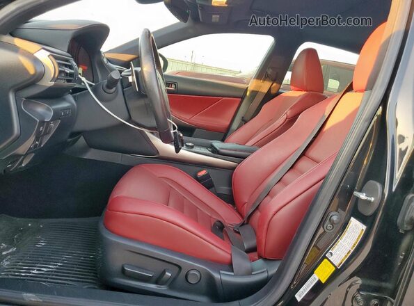 JTHGA1D21L5103785 2020 LEXUS IS Black Вид салону спереду