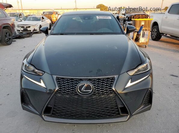 JTHGA1D21L5103785 2020 LEXUS IS Black Вид спереду