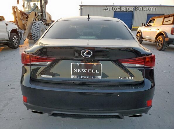 JTHGA1D21L5103785 2020 LEXUS IS Black Вид ззаду