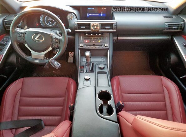 JTHGA1D21L5103785 2020 LEXUS IS Black Вид панелі приладів
