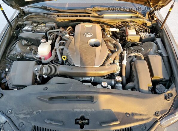 JTHGA1D21L5103785 2020 LEXUS IS Black Вид задньої частини салону