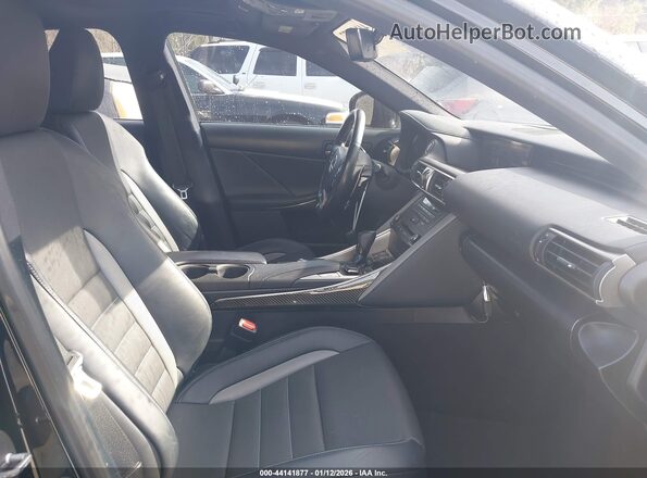 JTHGA1D23L5106638 2020 LEXUS IS 300 Black Widok wnętrza z przodu