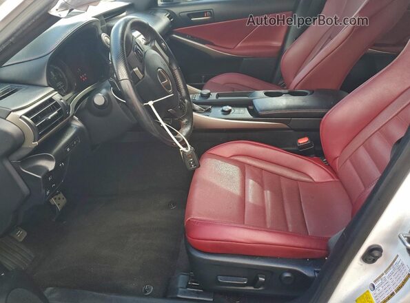 JTHGA1D28L5104111 2020 LEXUS IS White Widok wnętrza z przodu