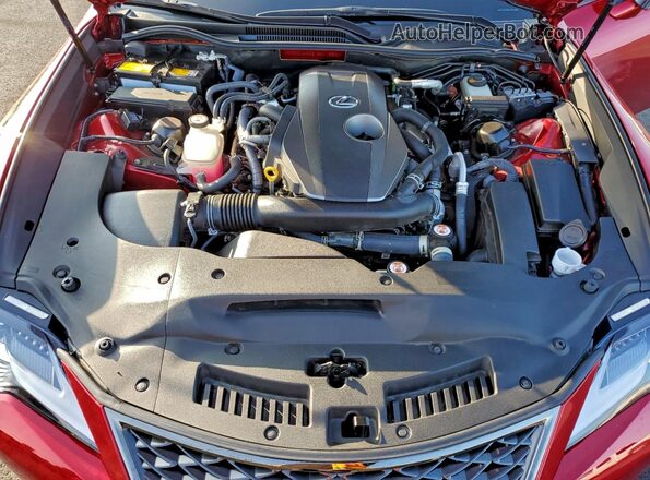 JTHGA5BC6N5011920 2022 LEXUS RC Red Սալոնի հետևի տեսք