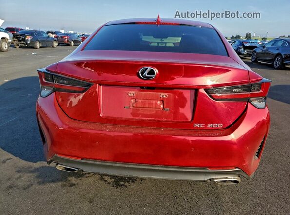 JTHGA5BC6N5011920 2022 LEXUS RC Red Հետևի տեսք