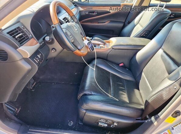 JTHGL1EF6H5057907 2017 LEXUS LS Silver წინა სალონის ხედი