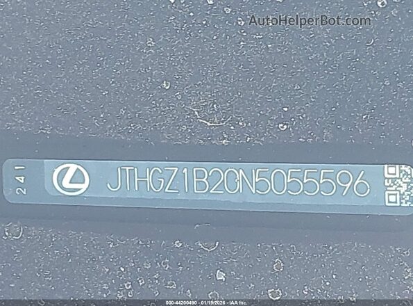JTHGZ1B20N5055596 2022 LEXUS IS 350 Purple Engine compartment view