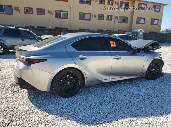 JTHGZ1B21M5040717 2021 LEXUS IS Серебряный Задняя правая четверть