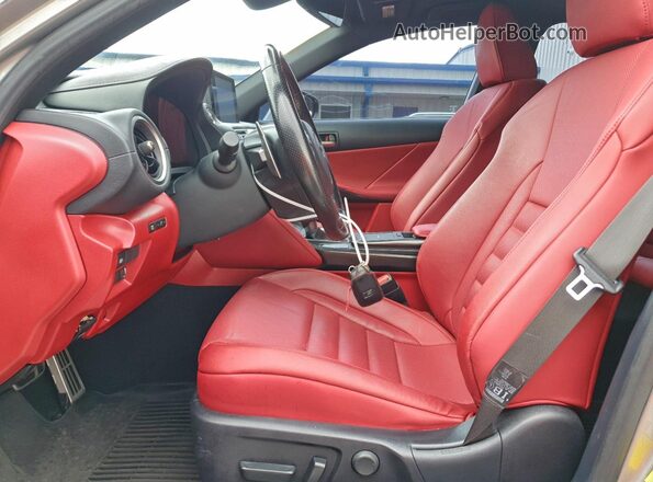 JTHGZ1B21M5048252 2021 LEXUS IS Gray წინა სალონის ხედი