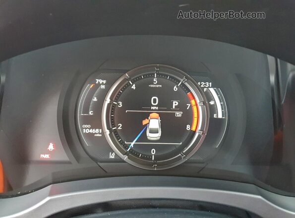 JTHGZ1B21M5048252 2021 LEXUS IS Gray ხელსაწყოთა პანელის ხედი