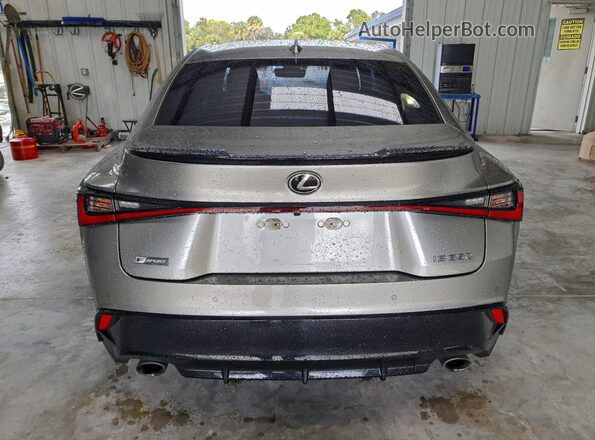 JTHGZ1B21M5048252 2021 LEXUS IS Gray უკანა ხედი