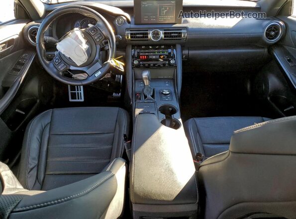 JTHGZ1B22N5052084 2022 LEXUS IS Charcoal Առջևի վահանակի տեսք