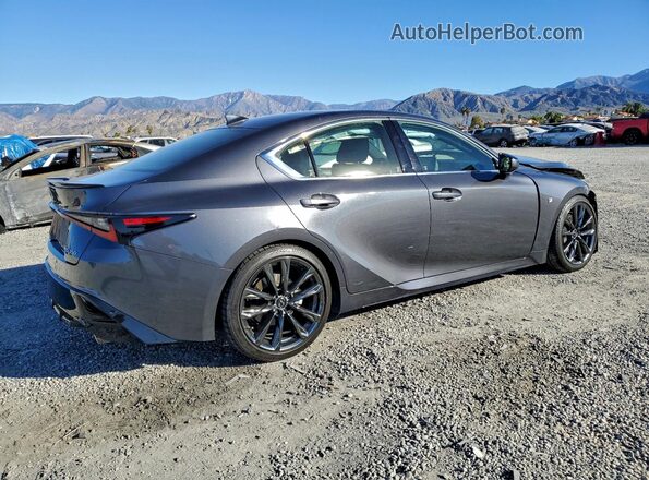JTHGZ1B22N5052084 2022 LEXUS IS Charcoal Հետևի աջ