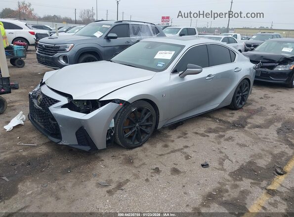 JTHGZ1B23M5044543 2021 LEXUS IS 350 Silver Przód lewy