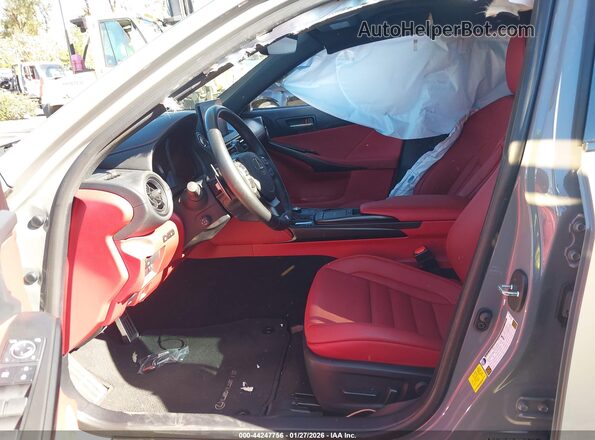 JTHGZ1B23S5083890 2025 LEXUS IS 350 Gray Widok wnętrza z przodu