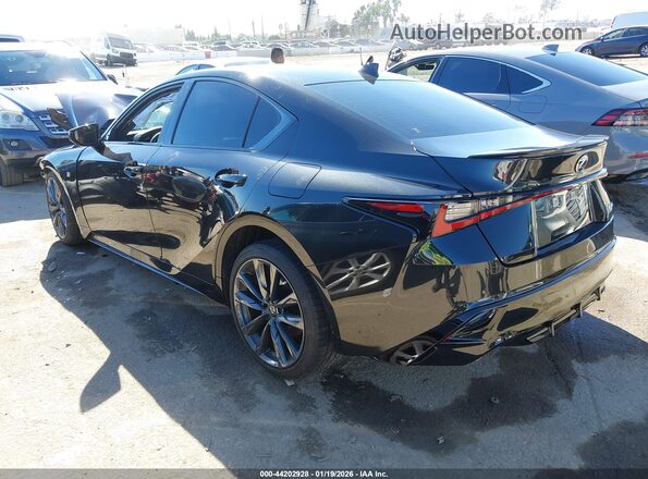 JTHGZ1B24S5090802 2025 LEXUS IS 350 Black Tył lewy