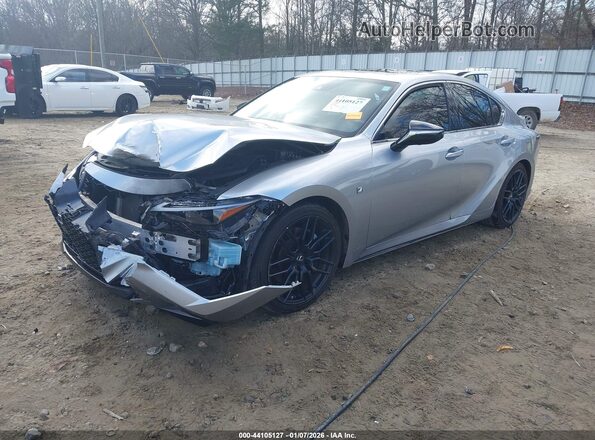 JTHGZ1B25M5037853 2021 LEXUS IS 350 Gray Front left