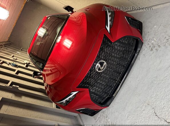 JTHGZ1B25P5071179 2023 LEXUS IS 350 Red ძრავის განყოფილების ხედი