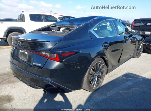 JTHGZ1B25R5081987 2024 LEXUS IS 350 Black Tył prawy