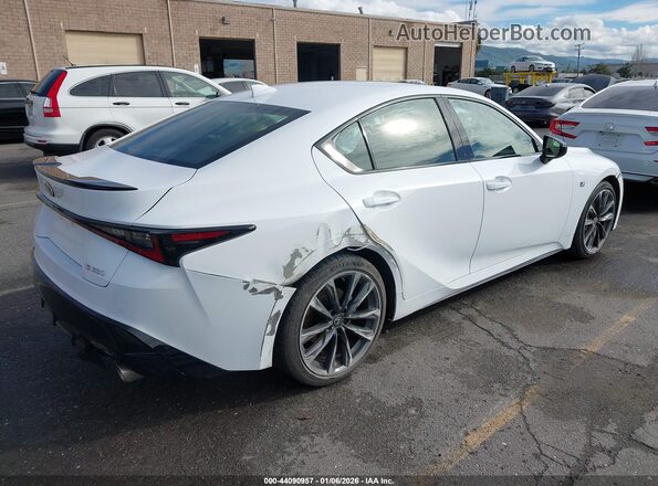 JTHGZ1B25S5089741 2025 LEXUS IS 350 White Trasero derecho
