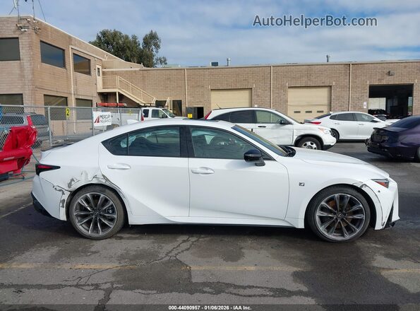 JTHGZ1B25S5089741 2025 LEXUS IS 350 White Vista del cuadro de instrumentos