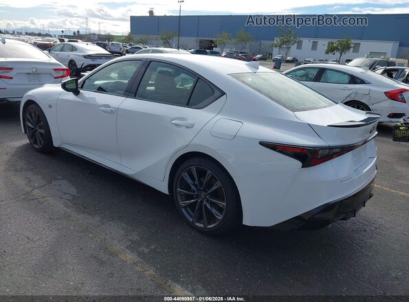 JTHGZ1B25S5089741 2025 LEXUS IS 350 White Trasero izquierdo