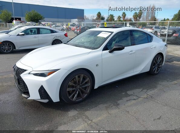 JTHGZ1B25S5089741 2025 LEXUS IS 350 White Vista tres cuartos delantera izquierda