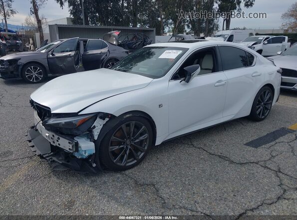 JTHGZ1B26M5043936 2021 LEXUS IS 350 White Front left