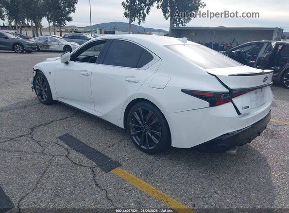 JTHGZ1B26M5043936 2021 LEXUS IS 350 White Rear left