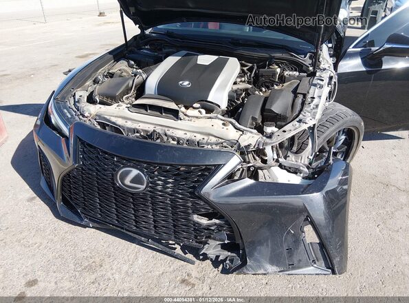 JTHGZ1B28M5040892 2021 LEXUS IS 350 Black წინა ხედი