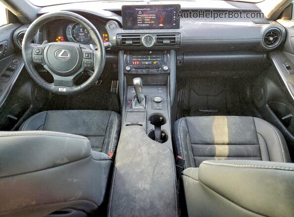 JTHGZ1B28P5063559 2023 LEXUS IS Charcoal Vista del salpicadero