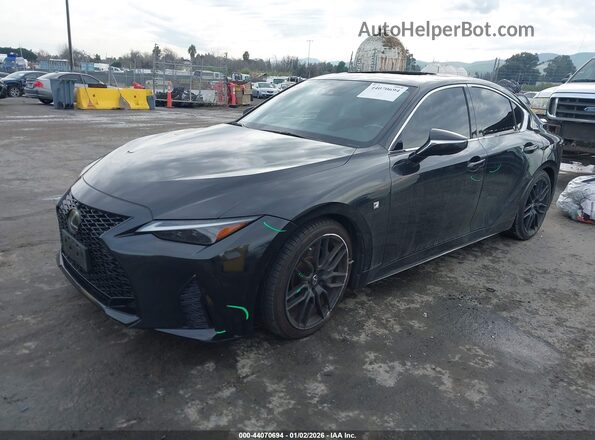 JTHGZ1B2XM5039081 2021 LEXUS IS 350 Black Przód lewy