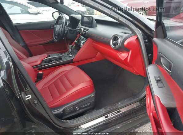 JTHGZ1B2XM5039081 2021 LEXUS IS 350 Black Widok wnętrza z przodu
