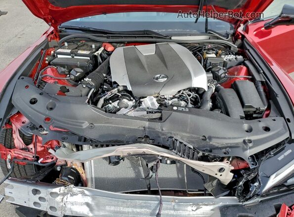 JTHGZ1E23S5042431 2025 LEXUS IS Red უკანა სალონის ხედი