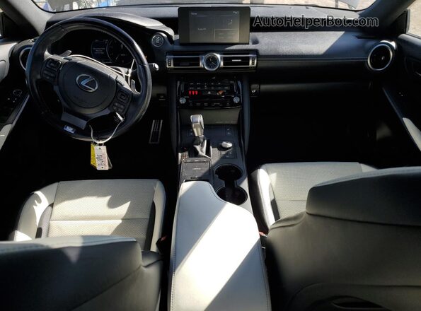 JTHGZ1E25M5021390 2021 LEXUS IS Черный Вид панели приборов