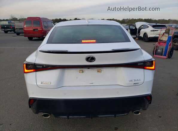 JTHGZ1E29M5022882 2021 LEXUS IS White Вид ззаду
