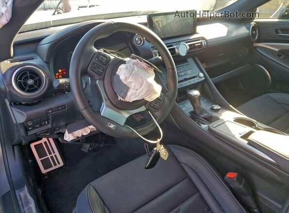 JTHGZ5BC4S5028493 2025 LEXUS RC Серебряный Вид панели приборов