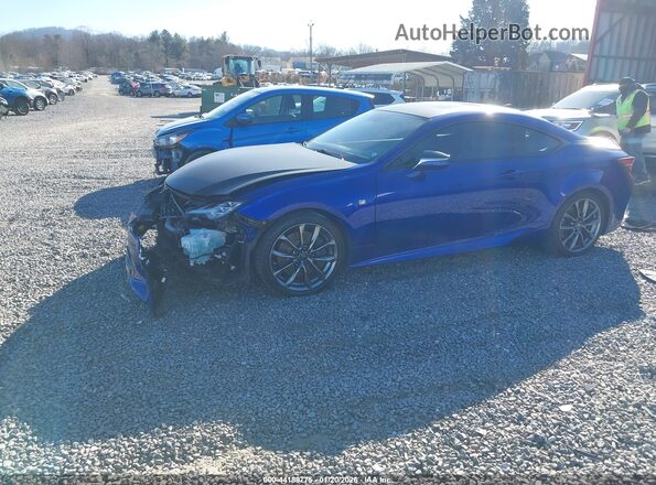 JTHGZ5BC5N5024960 2022 LEXUS RC 350 Blue Передня ліва чверть