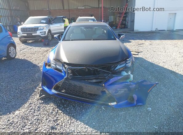 JTHGZ5BC5N5024960 2022 LEXUS RC 350 Blue Вид щитка приладів