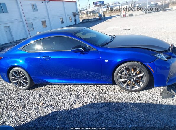JTHGZ5BC5N5024960 2022 LEXUS RC 350 Blue Вид задньої частини салону