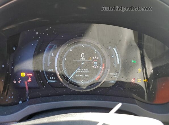 JTHGZ5BC8L5022682 2020 LEXUS RC Black Vista del cuadro de instrumentos