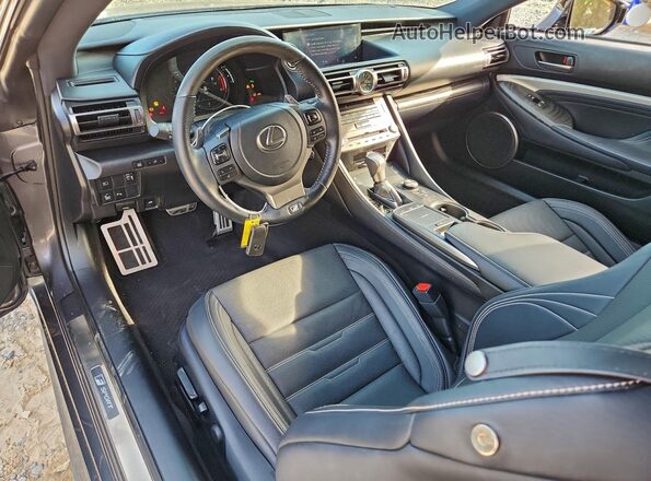 JTHGZ5BCXM5023706 2021 LEXUS RC Gray Առջևի վահանակի տեսք