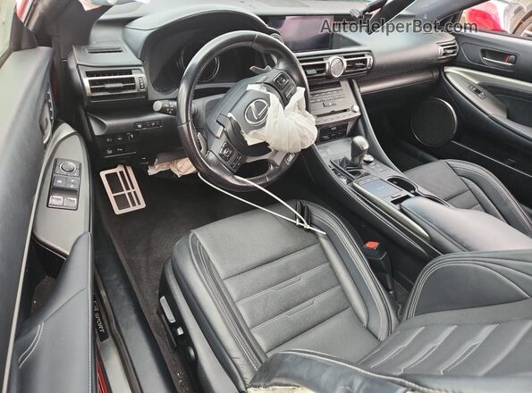 JTHGZ5DC2M5011028 2021 LEXUS RC Red წინა პანელის ხედი