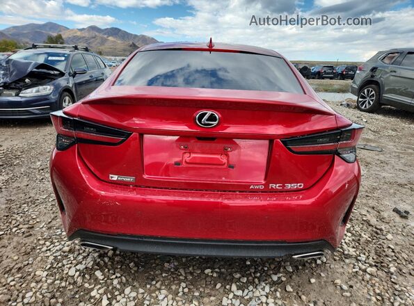 JTHGZ5DC2M5011028 2021 LEXUS RC Red უკანა ხედი