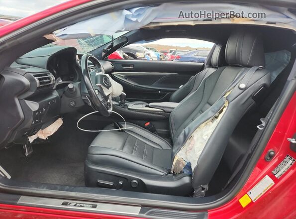 JTHGZ5DC2M5011028 2021 LEXUS RC Red წინა სალონის ხედი