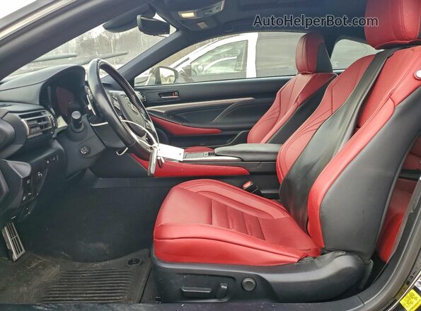 JTHGZ5DCXM5011133 2021 LEXUS RC Black Vista interior delantera