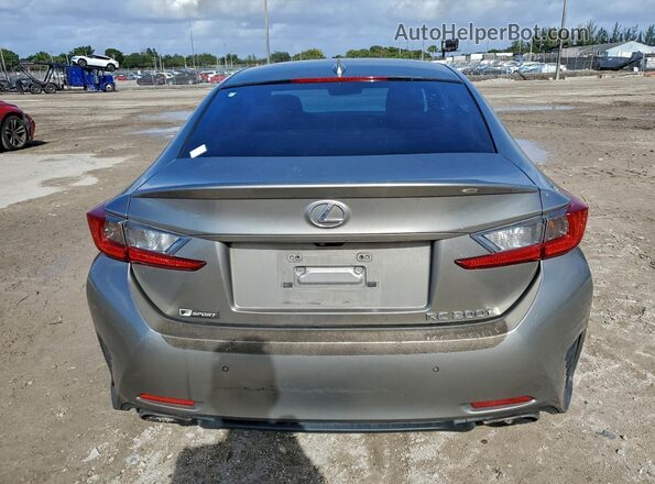 JTHHA5BC0G5004453 2016 LEXUS RC Silver უკანა ხედი